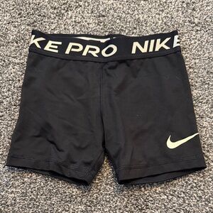 Nike Black Shorts with White Logo